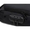 Sling bag / enaxlad ryggsäck med kodlås & usb-port – svart, vattentålig (8l)
