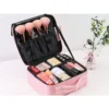 Sminkväska med fack – rymlig necessär / makeup organizer för resa & förvaring