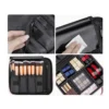 Sminkväska med fack – rymlig necessär / makeup organizer för resa & förvaring