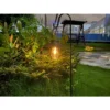 Solcellsdriven hängande lampa i vintage-stil med skymningssensor – vattentät utebelysning