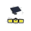 Solcellsdriven spotlight med rörelse- och skymningssensor, extra solpanel