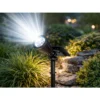 Solcellsdriven trädgårdsspot med 4 led – justerbar lampa med 3 ljusstyrkor