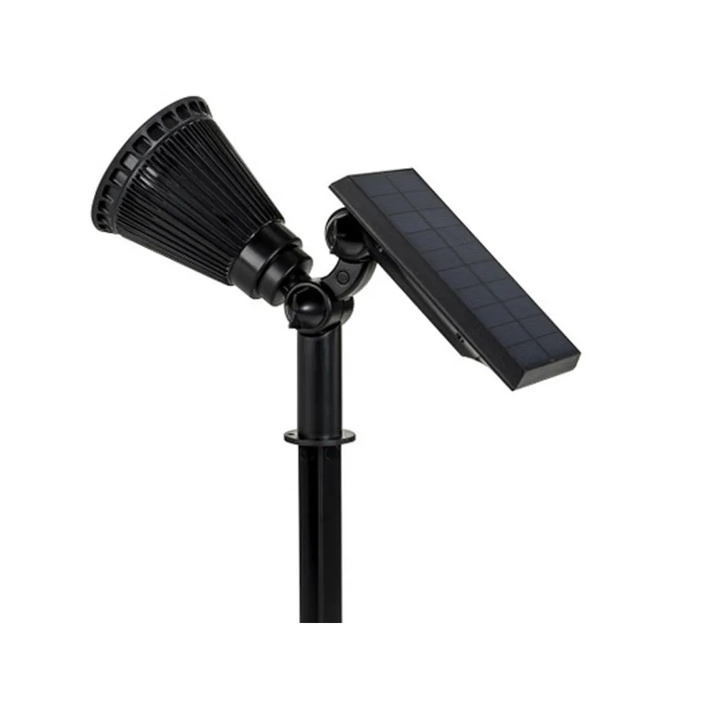 Solcellsdriven trädgårdsspot med 4 led – justerbar lampa med 3 ljusstyrkor - bild 5