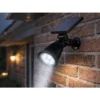 Solcellsdriven trädgårdsspot med 4 led – justerbar lampa med 3 ljusstyrkor
