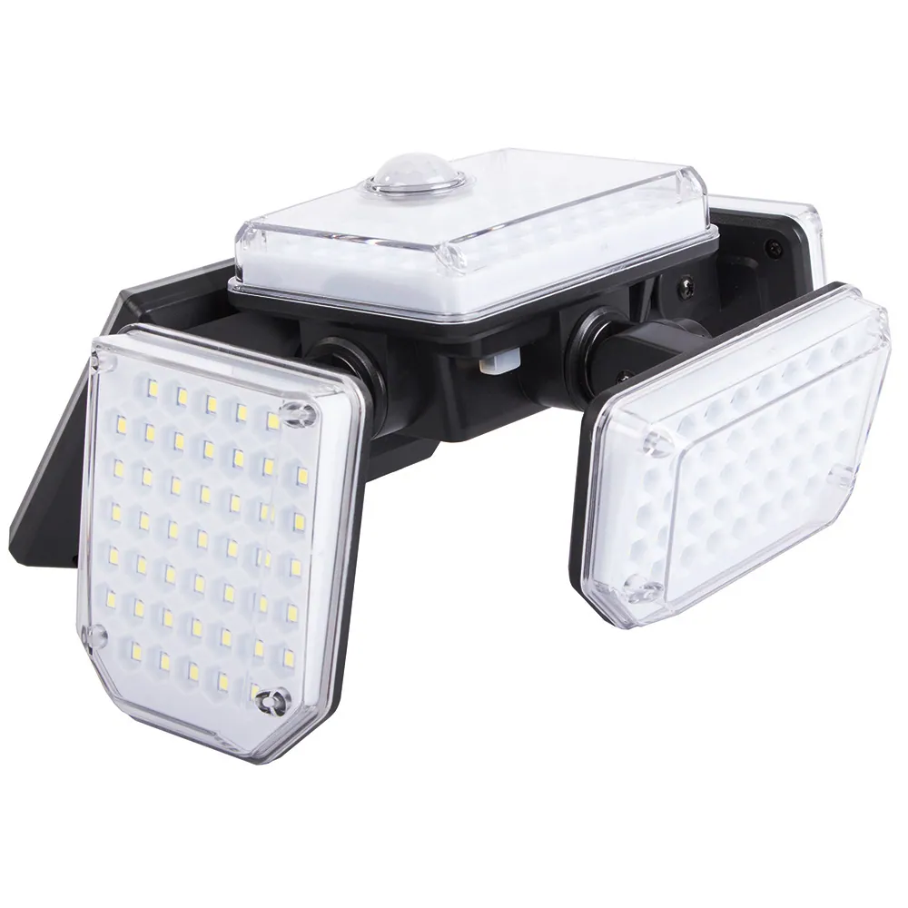 Solcellslampa 181 led utomhus med rörelsesensor och fjärrkontroll - bild 4