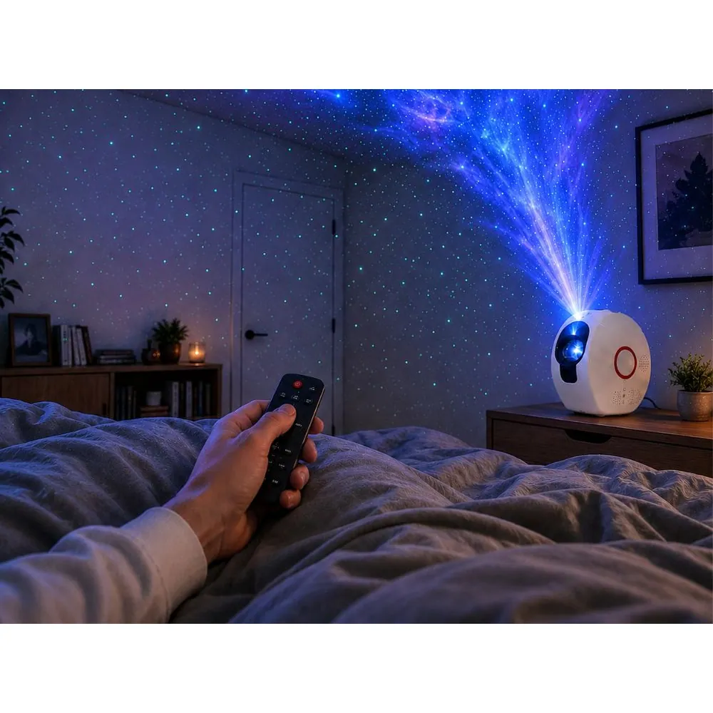 Stjärnprojektor galaxy med bluetooth-högtalare - bild 6