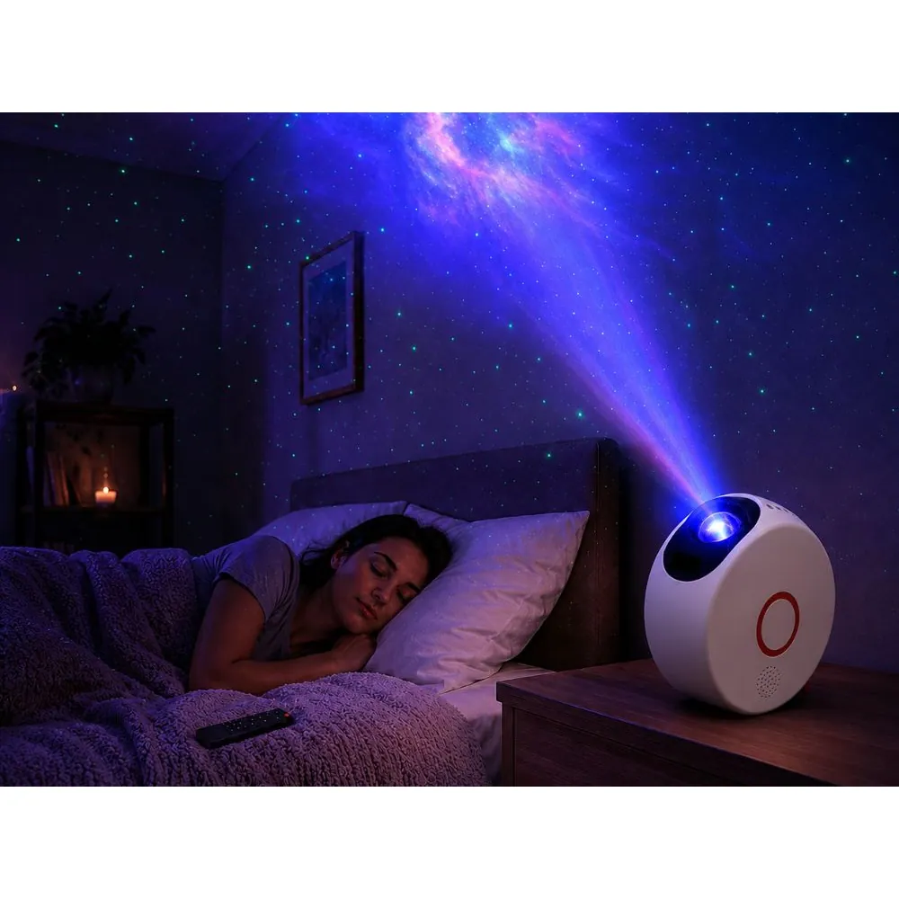 Stjärnprojektor galaxy med bluetooth-högtalare - bild 8