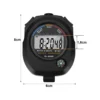 Stoppur digitalt med kompass – timer & kronograf 1/100s med snodd