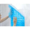 Stor halkfri duschmatta i gummi 100x40 cm
