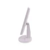Stor sminkspegel med 16 led-ljus – vridbar 180°, touchstyrd belysning och stabil bordsfot, vit design