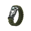 Survivalarmband 5-i-1 med kompass, tändstål & paracord – överlevnadsarmband