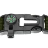 Survivalarmband 5-i-1 med kompass, tändstål & paracord – överlevnadsarmband