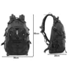 Taktisk ryggsäck 30l – militär backpack för vandring, camping & outdoor – svart