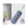 Teleskopisk dammvippa i mikrofiber 35–83 cm grå