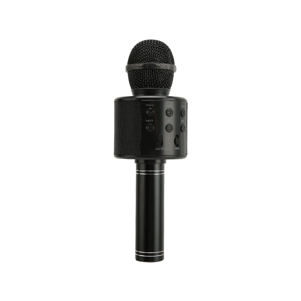 Trådlös bluetooth karaoke-mikrofon med högtalare och fodral svart - bild 5