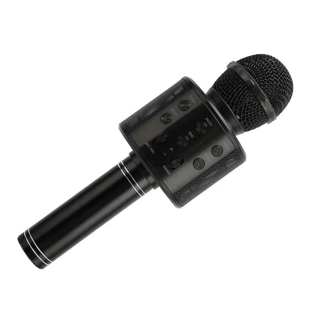 Trådlös bluetooth karaoke-mikrofon med högtalare och fodral svart - bild 7