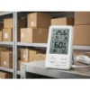 Trådlös väderstation med hygrometer & sensor – termometer inne/ute med lcd, larm & min/max