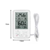 Trådlös väderstation med hygrometer & sensor – termometer inne/ute med lcd, larm & min/max