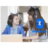 Trådlösa bluetooth hörlurar med kattöron och led-belysning - fm radio & mp3