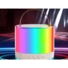 Trådlöst karaoke set med bluetooth högtalare och rgb-belysning