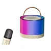 Trådlöst karaoke set med bluetooth högtalare och rgb-belysning