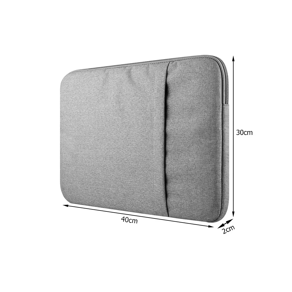 Universellt laptopfodral 15,6" stöttåligt och vattenskyddat grå - bild 5