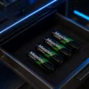 Uppladdningsbara aaa-batterier li-ion 1,5 v med usb-c 4-pack