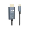 Usb-c till hdmi-kabel 4k uhd 60hz – 1,8 m adapterkabel för tv, skärm & projektor