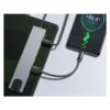 Usb hub 8-i-1 | 100w pd, thunderbolt 3, 4k 60hz hdmi, usb-c, sd, rj45