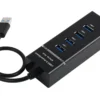 Usb-hubb 3. 0 med 4 portar