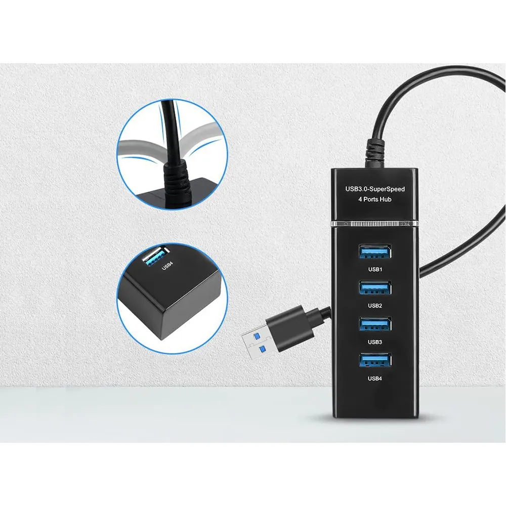 Usb-hubb 3. 0 med 4 portar - bild 4
