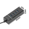 Usb-hubb 3. 0 med 4 portar