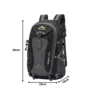 Vandringsryggsäck 40l svart trekking