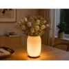 Vas med rgb belysning – räfflad led dekoration med fjärrkontroll