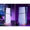 Vertikalt stativ för ps5 / ps5 slim / ps5 pro – led belysning & extra usb port