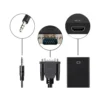 Vga till hdmi adapter med ljudkabel och usb-ström