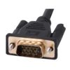 Vga till hdmi-kabel 1,3 m – full hd 1080p-stöd, guldpläterade kontakter och snabb signalöverföring