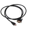 Vga till hdmi-kabel 1,3 m – full hd 1080p-stöd, guldpläterade kontakter och snabb signalöverföring