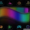 Flexibel led-panel 16x64 för bilrutan – programmerbar skylt