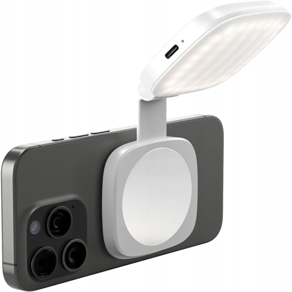 Led lampa med spegel – magnetisk magsafe mobilbelysning - bild 7