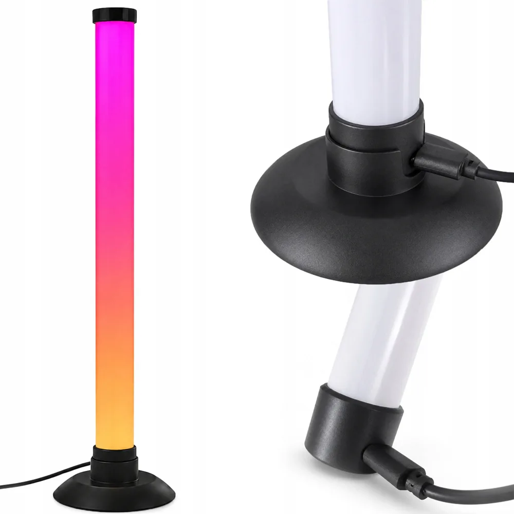 Led light bar rgb skrivbordslampa med musiksensor och app - bild 7