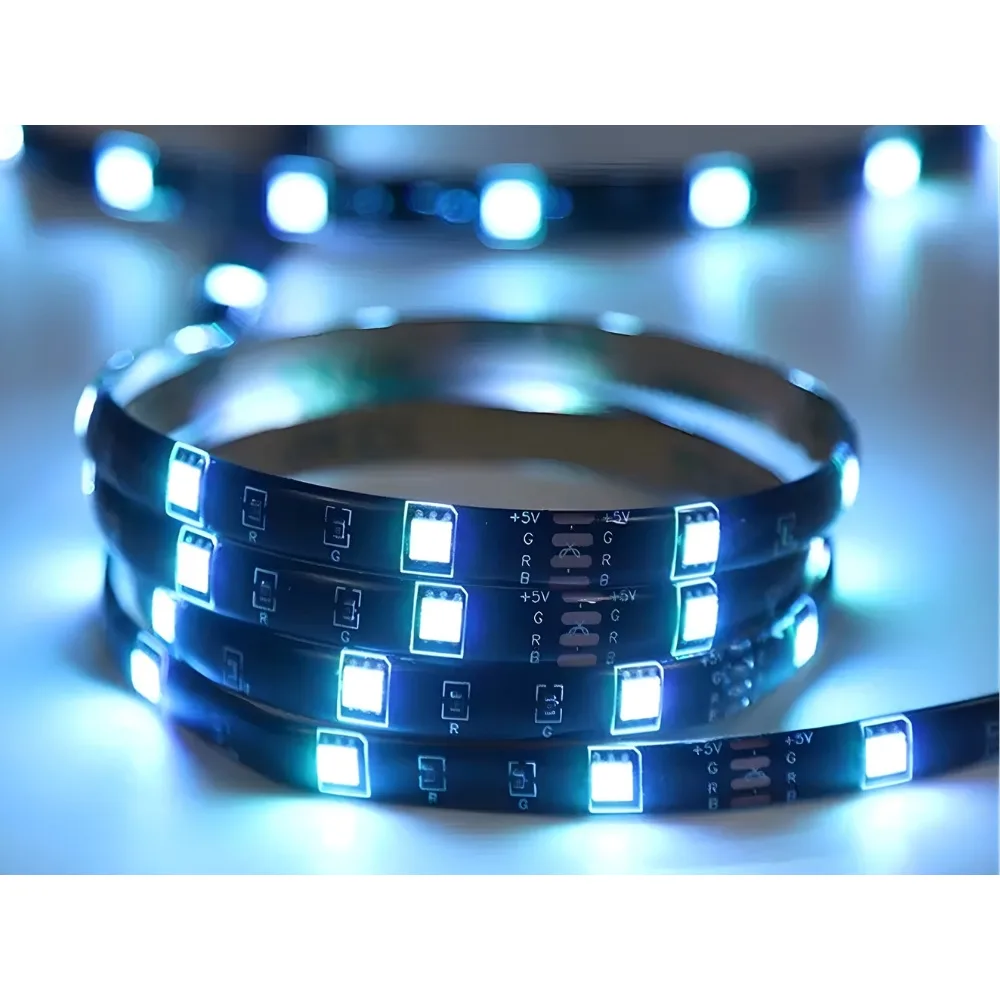 Led strip rgb 5m vattentät med bluetooth, app och fjärrkontroll - bild 9