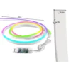 Neon led strip rgb 10m bluetooth app vattentät flexibel