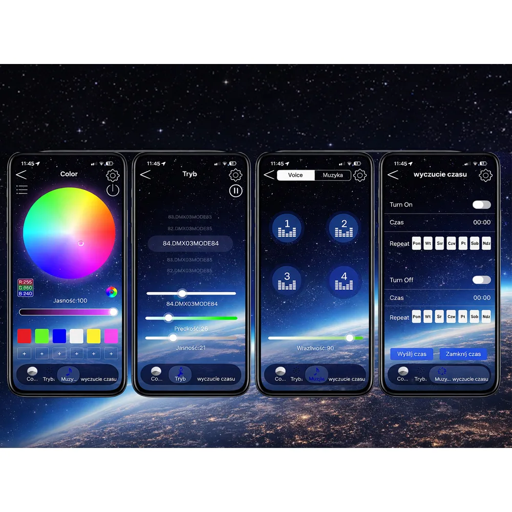Neon led strip rgb 10m bluetooth app vattentät flexibel - bild 7