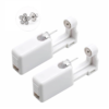Öronhåltagningskit med kristallblomma – silver, 6 mm, 2-pack