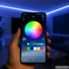 Rgbic 360° neon led strip 10m med bluetooth och app