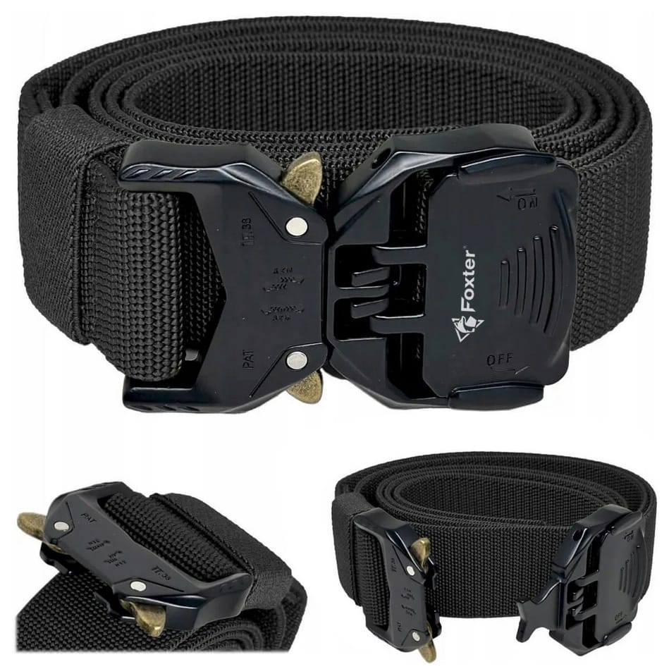 Taktiskt Bälte 125 cm – Quick Release-spänne i Nylon