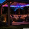 Solcell led strip 10m ip65 vattentät med fjärrkontroll