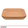 100st airfryer papper för dubbelfritös – 20x20 och 19,5x13 cm