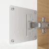 4-pack reparationsplattor för gångjärn i rostfritt stål hinge repair plate